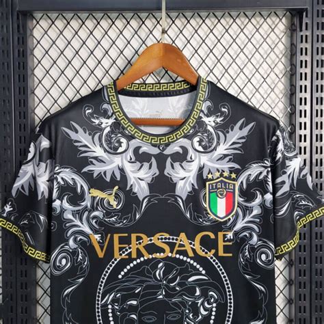 italy versace soccer jersey|italy x versace black jersey.